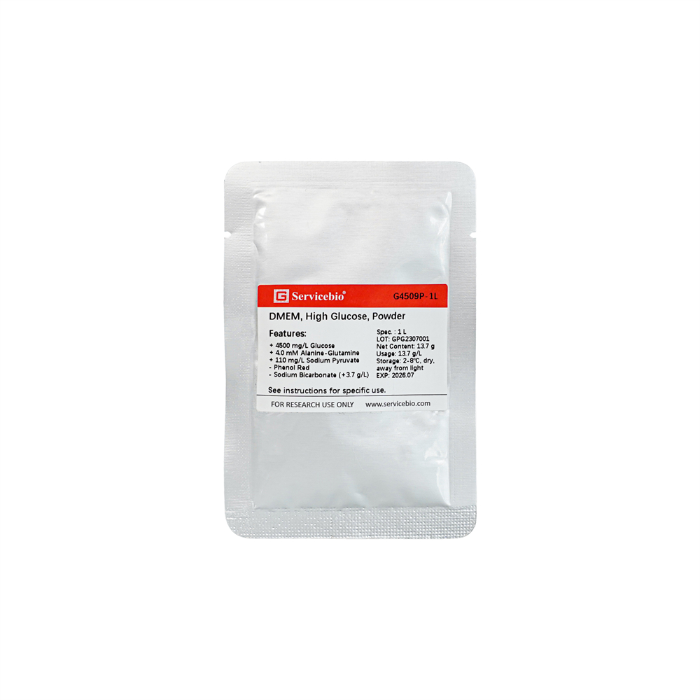 DMEM, High Glucose, Powder, L-Alanyl-L-Glutamine, no Phenol Red